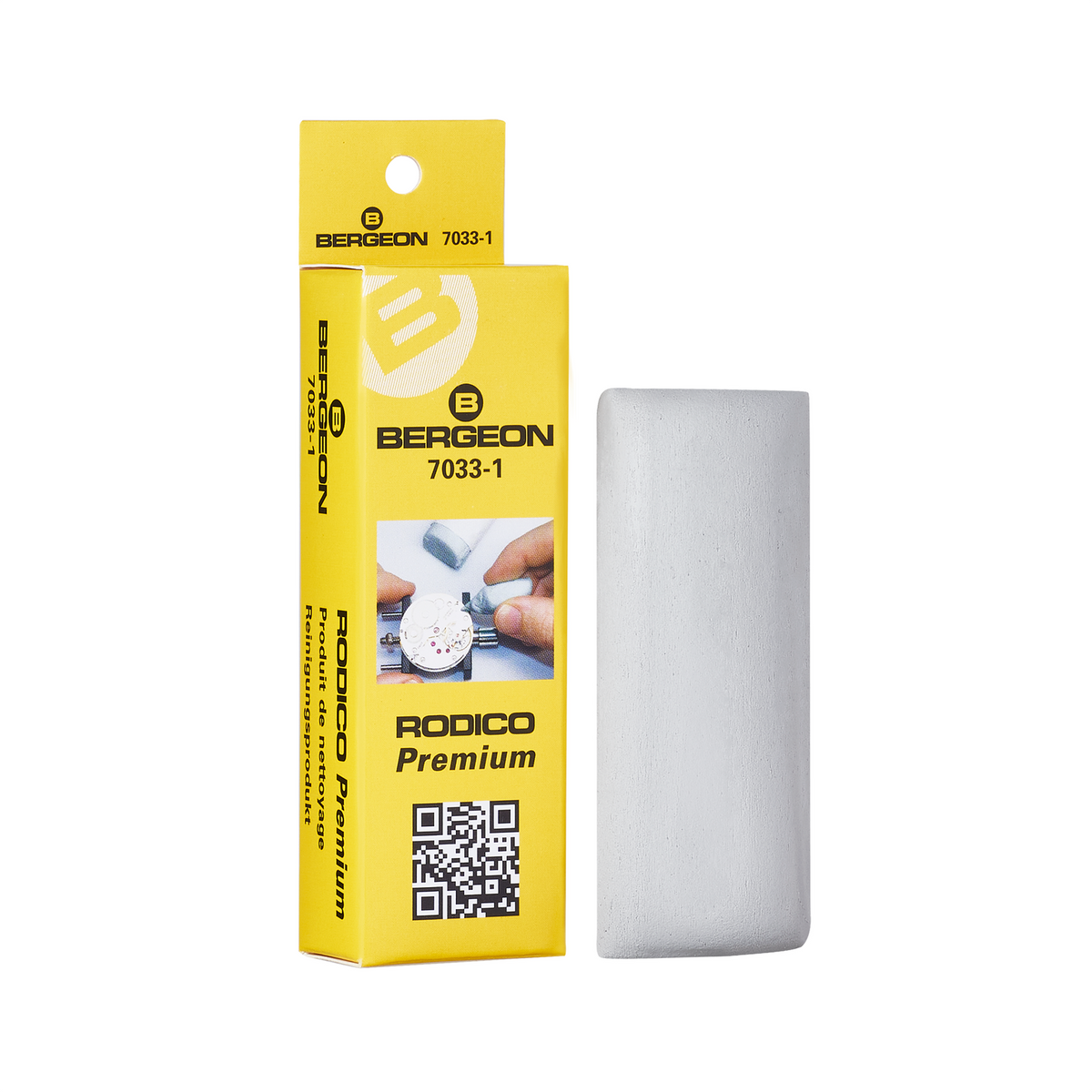 Bergeon Rodico 6033 , Rodico Premium 7033, Original High Quality Swiss Made, Dry Cleaner for Cleaning Wheel Pivots Hands Watch Repair Tool