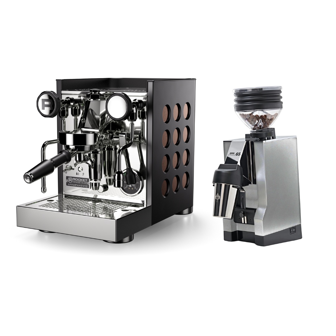 Rocket Appartamento TCA + Eureka Mignon Zero 65 All Purpose