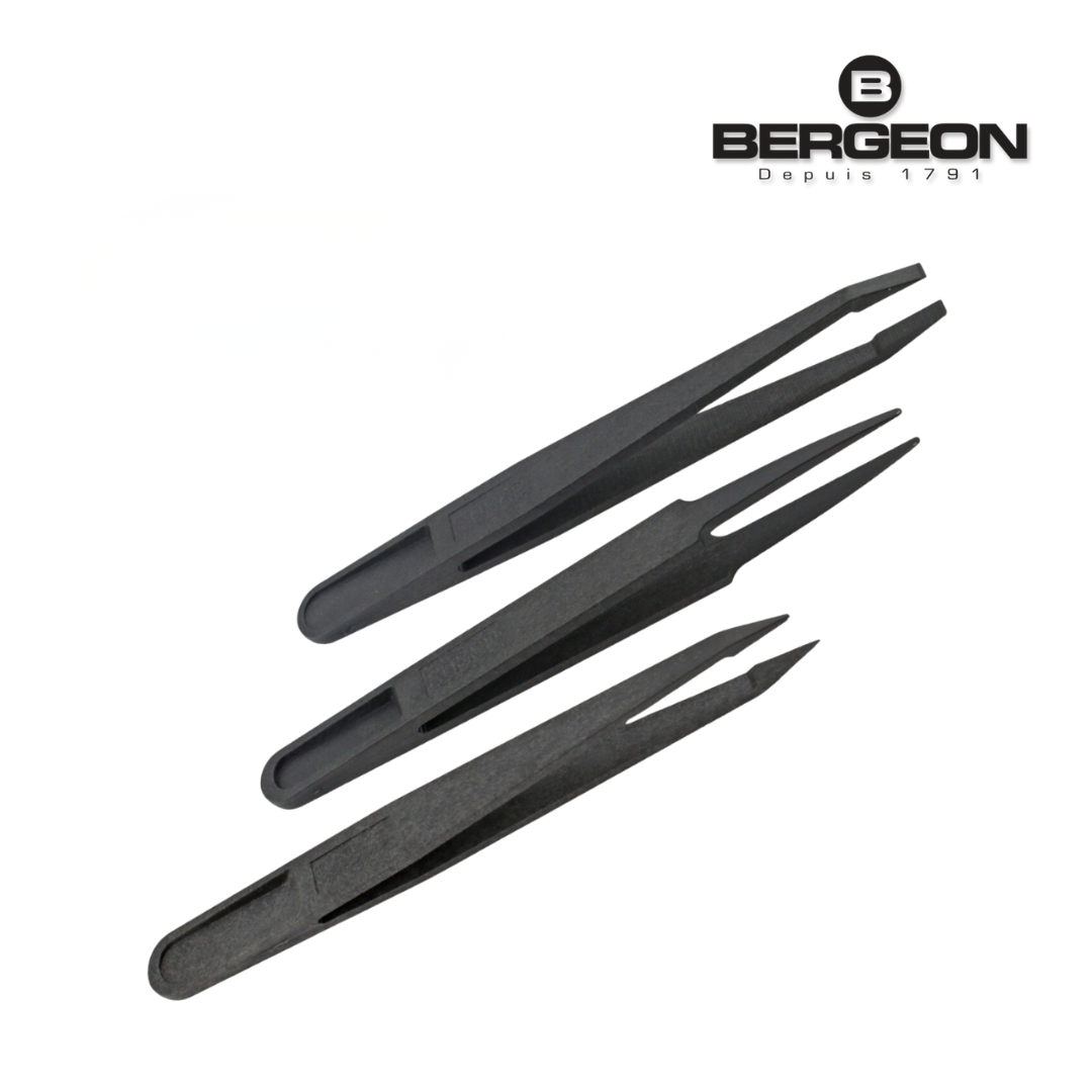 Bergeon ESD Carbon Fiber Tweezers 6751
