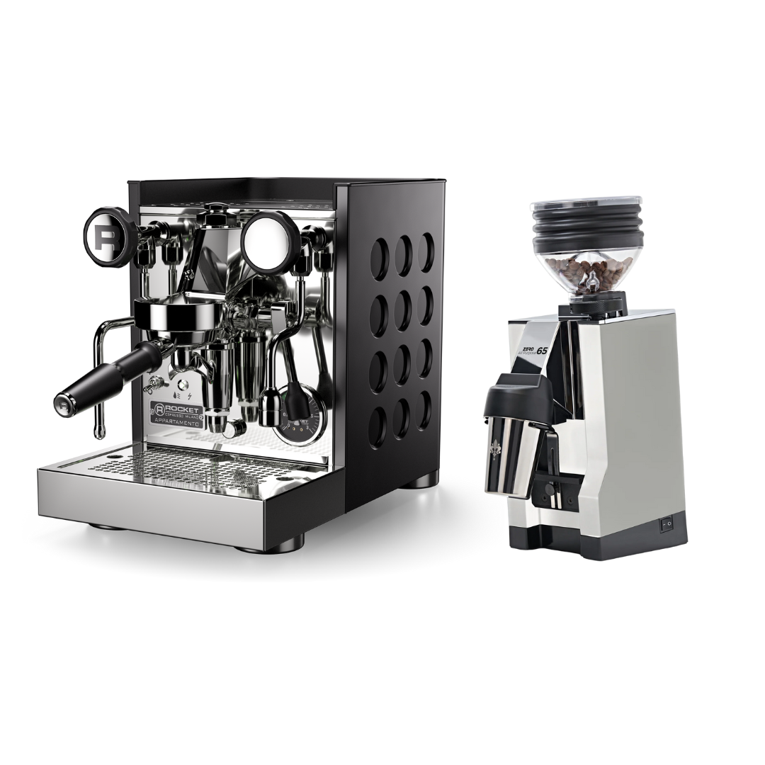 Rocket Appartamento TCA + Eureka Mignon Zero 65 All Purpose