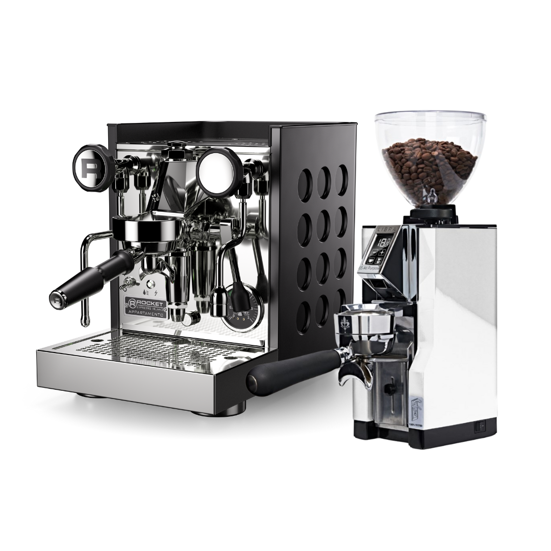 Rocket Appartamento TCA + Eureka Mignon Libra 65 All Purpose