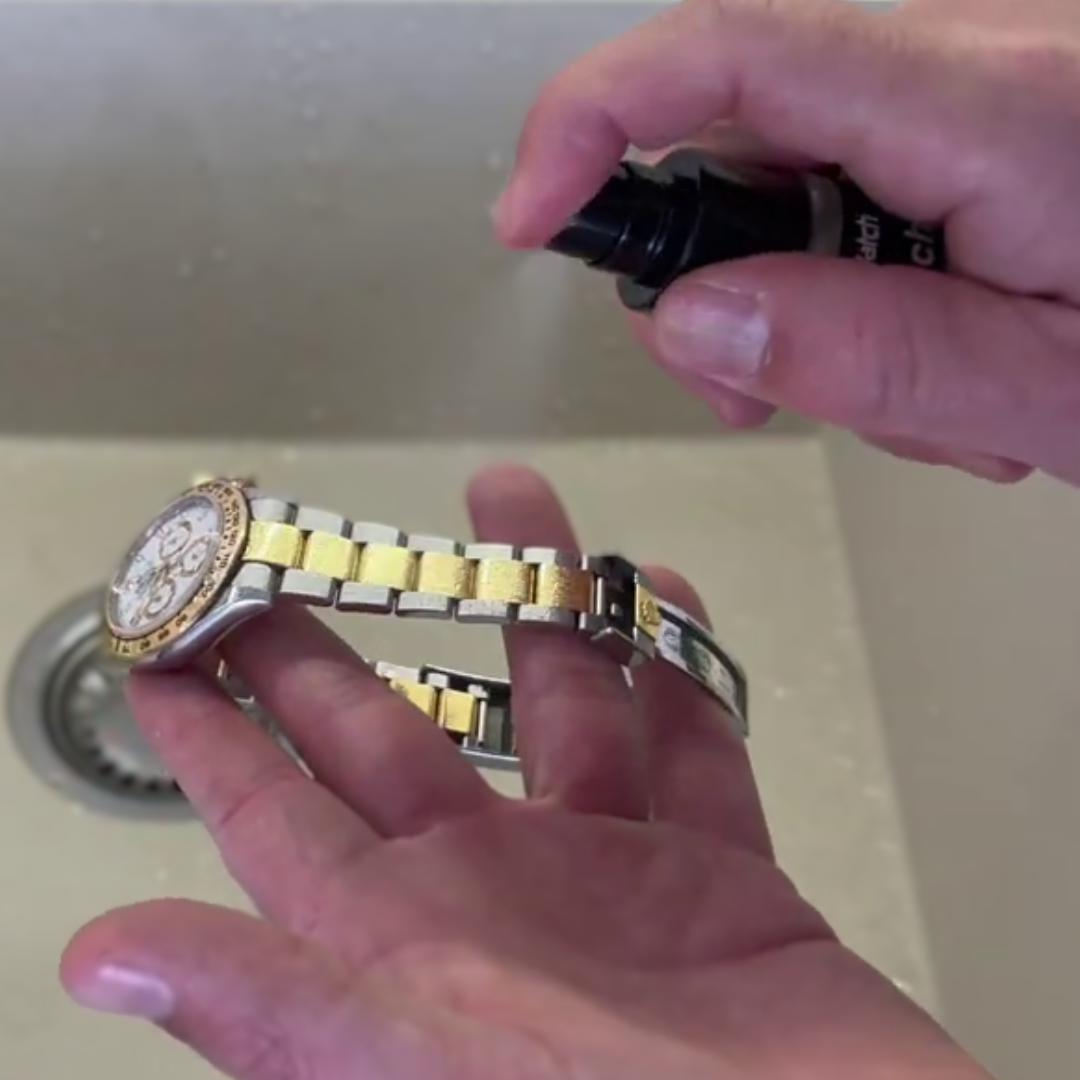 Polywatch Watch Cleaner Solution and Polish, Effective Cleaning, Care and Polishing of High Quality Metal Wristwatches