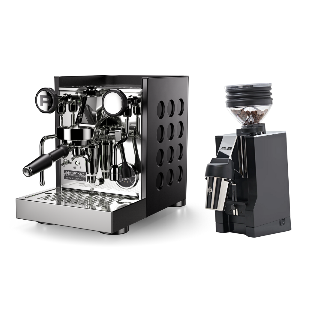 Rocket Appartamento TCA + Eureka Mignon Zero 65 All Purpose