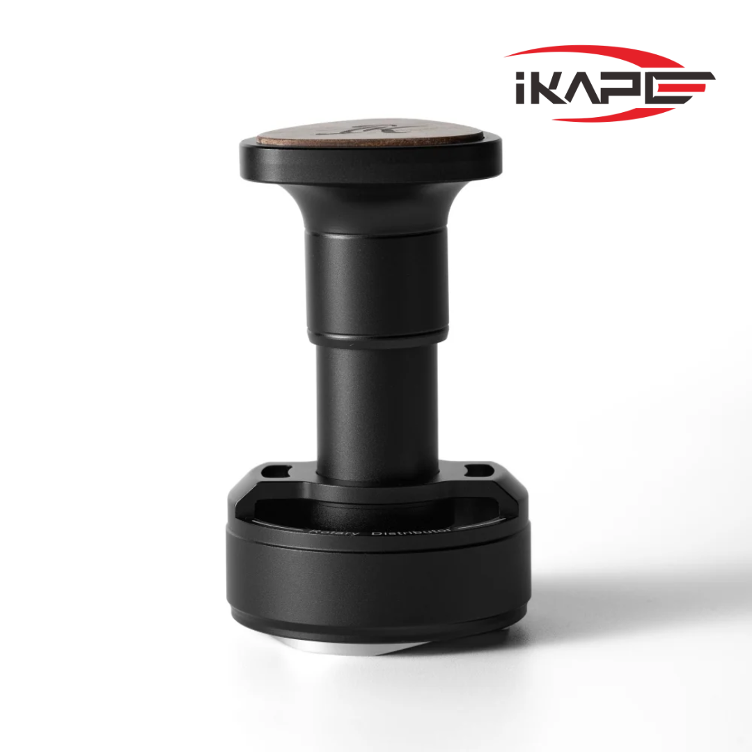 IKAPE UniPress All-in-One Espresso Distributor & Tamper, One-Press Coffee Leveller