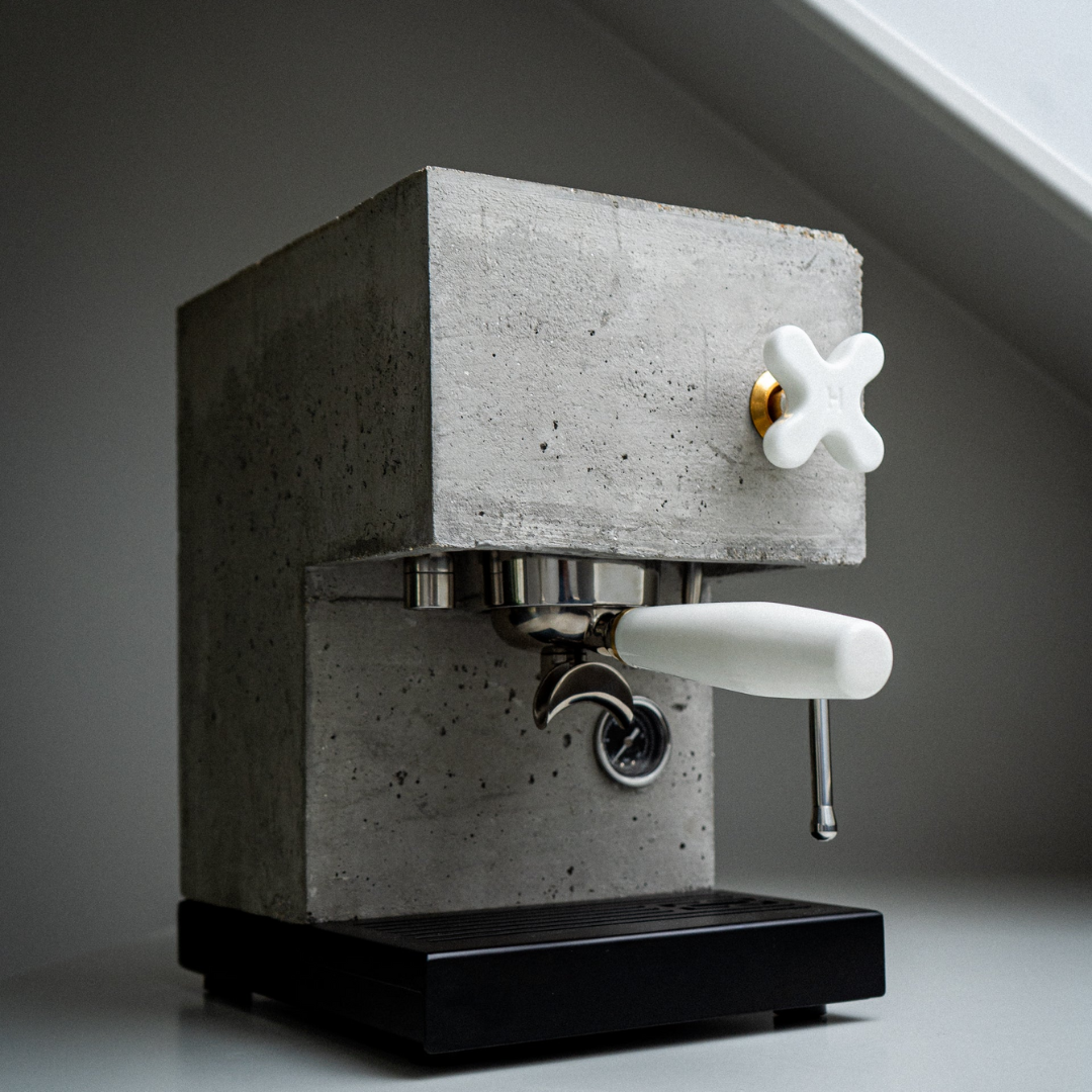 AnZa R2 Concrete Espresso Machine – Hand-Cast Design