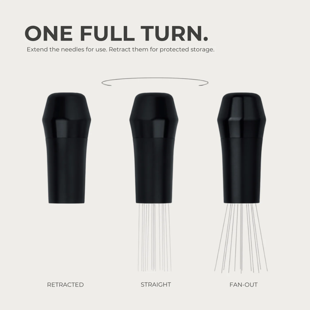 Normcore WDT Tool V4 Retractable Espresso Distribution Tool, Adjustable 14-Needle Coffee Stirrer