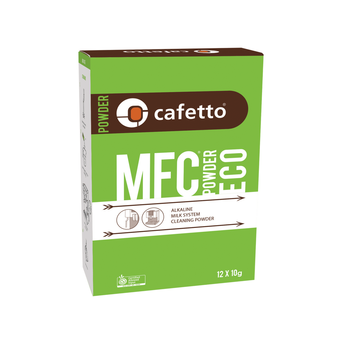 Cafetto MFC (Milk Frother Cleaner) Eco, 12 Sachets 10g