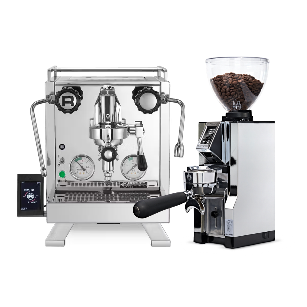 Rocket R Cinquantotto + Eureka Mignon Libra 65 All Purpose