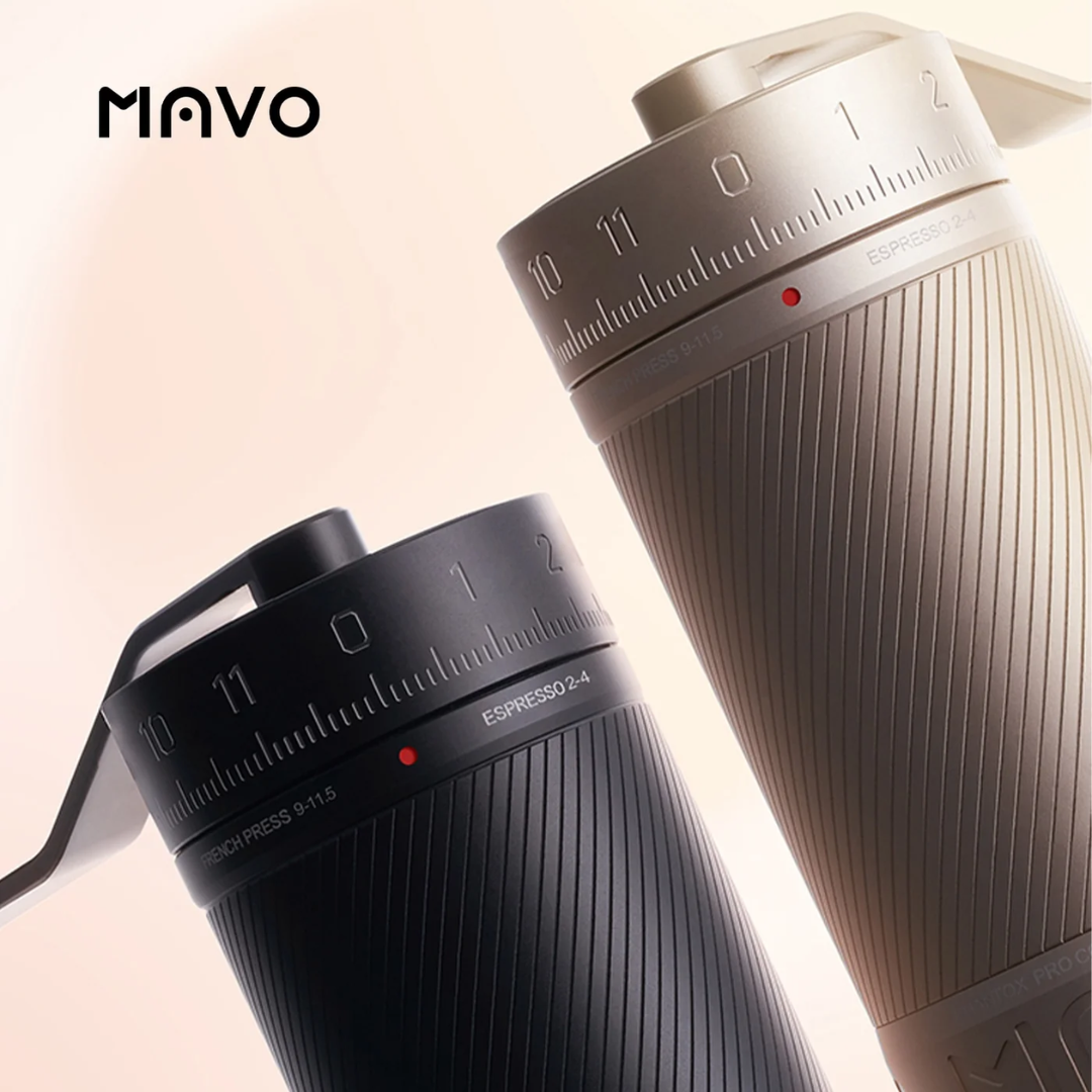 MAVO Phantox Pro Manual Coffee Grinder, 45mm Starblade Burr, Espresso & Pour Over