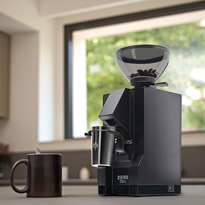 Eureka Mignon Zero 55S Coffee Grinder - 55mm Single Dose Zero Retention (Espresso & Brew)