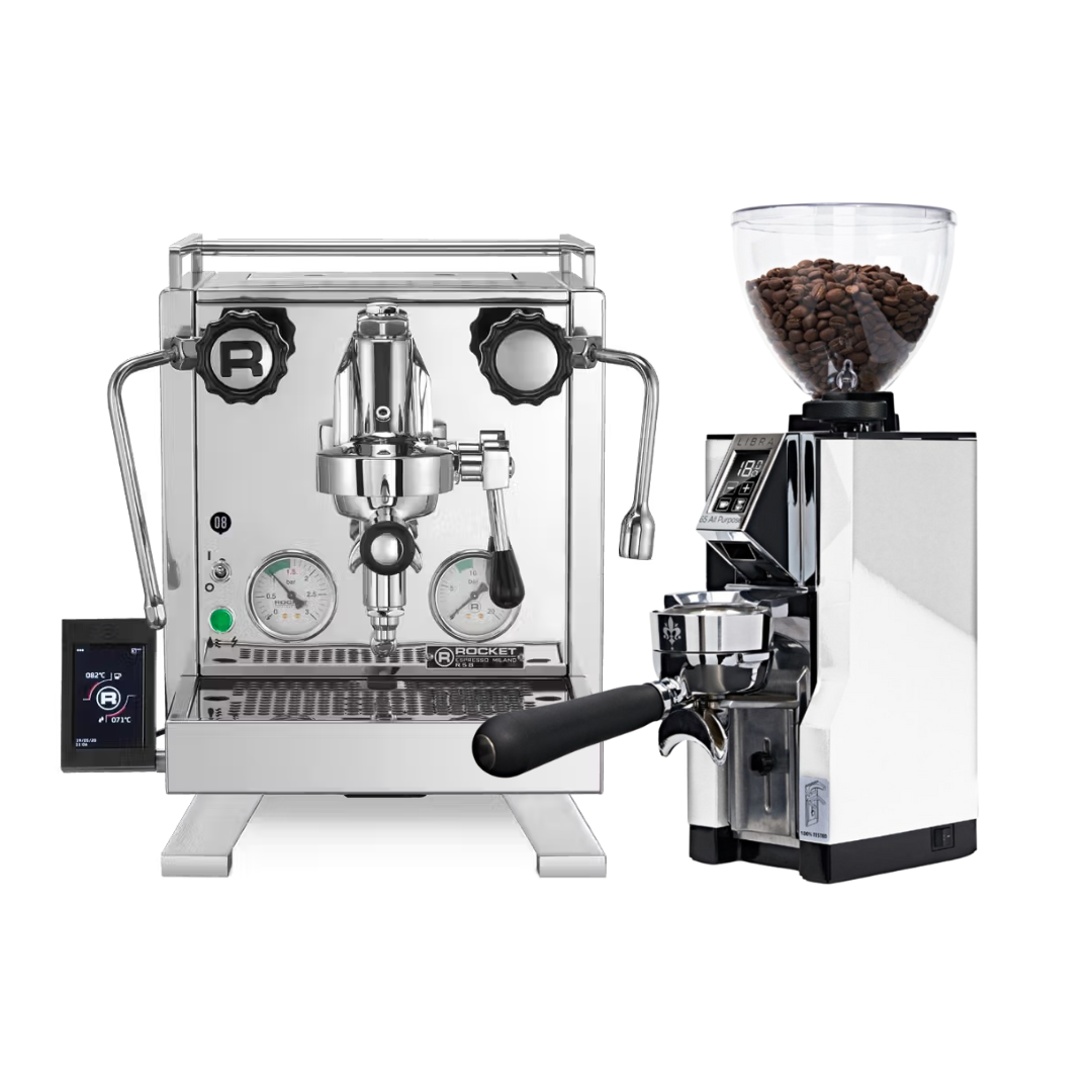 Rocket R Cinquantotto + Eureka Mignon Libra 65 All Purpose