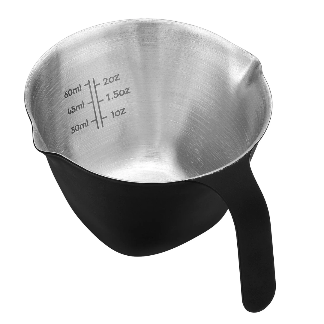 Normcore Espresso Measuring Cup – 60ml 304 Stainless Steel Shot Cup with Handle