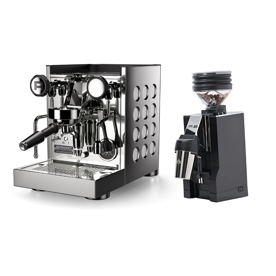 Rocket Appartamento TCA + Eureka Mignon Zero 65 All Purpose