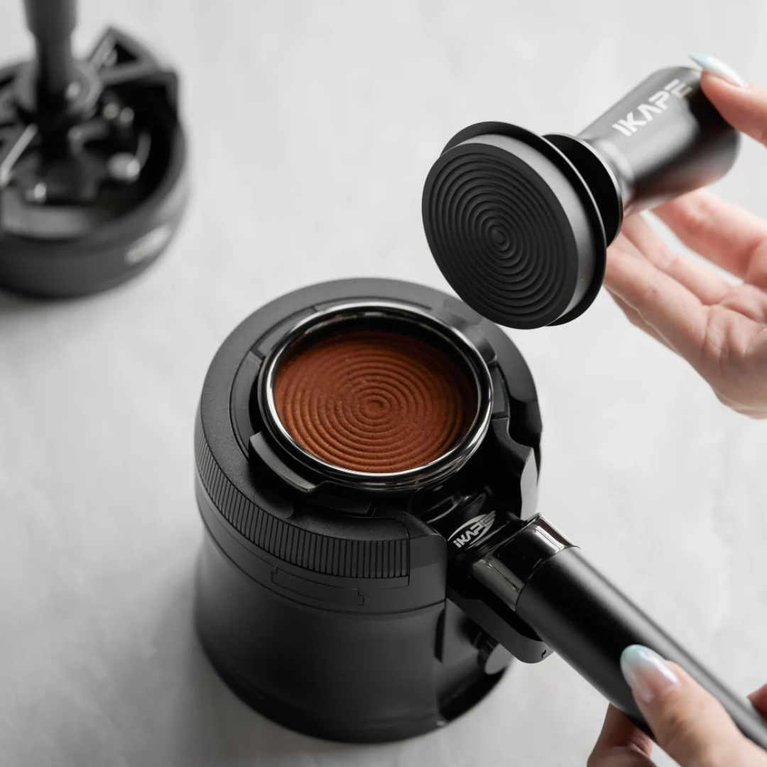 IKAPE V4 Rotary Adjustable Portafilter Stand, 51mm 54mm 58mm Espresso Tamping Station