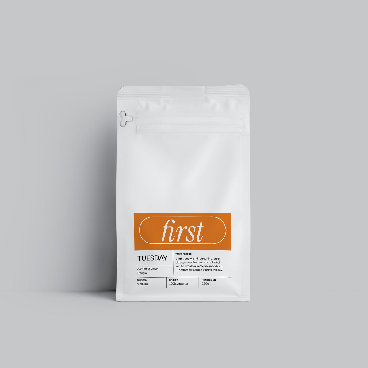 Tuesday - Ethopia, Guji Coffee Beans