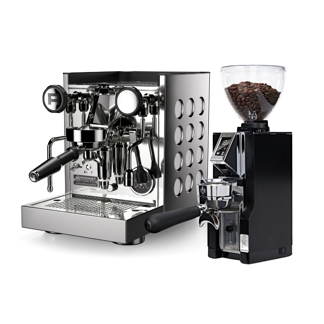 Rocket Appartamento TCA + Eureka Mignon Libra 65 All Purpose