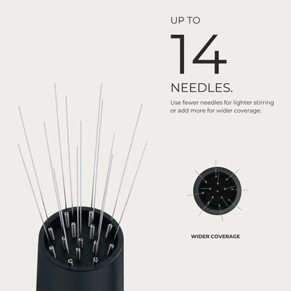 Normcore WDT Tool V4 Retractable Espresso Distribution Tool, Adjustable 14-Needle Coffee Stirrer