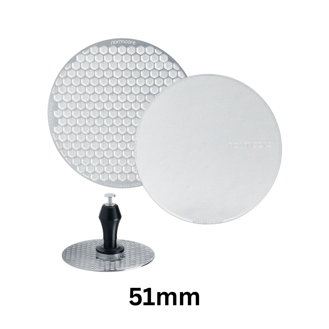 Normcore Magnetic Puck Screen Kit - 0.2mm & 0.8mm Espresso Screens with Magnetic Pin & Stands