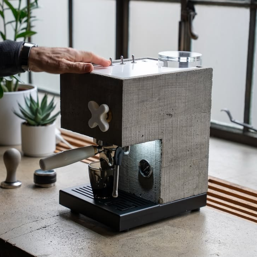AnZa R2 Concrete Espresso Machine – Hand-Cast Design