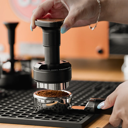 IKAPE UniPress All-in-One Espresso Distributor & Tamper, One-Press Coffee Leveller