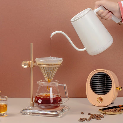 Timemore V60 Coffee Set, V60 Crystal Eye Dripper PCTG, Glass Carafe Server, Black and White, 01 and 02 Size