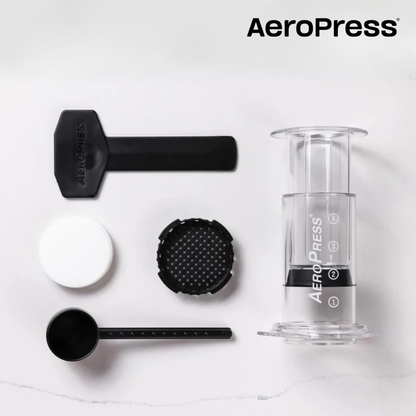 AeroPress® Clear Coffee Maker, 3-in-1 Coffee Press - Full Bodied Flavor Without Grit, Made with Tritan
