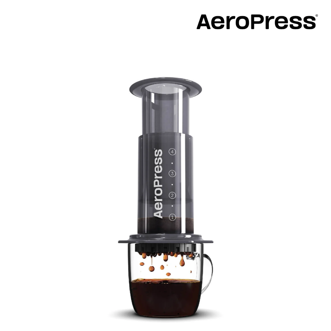 AeroPress® Original Coffee Maker, Quickly makes delicious coffee without bitterness - 1 to 3 cups per pressing