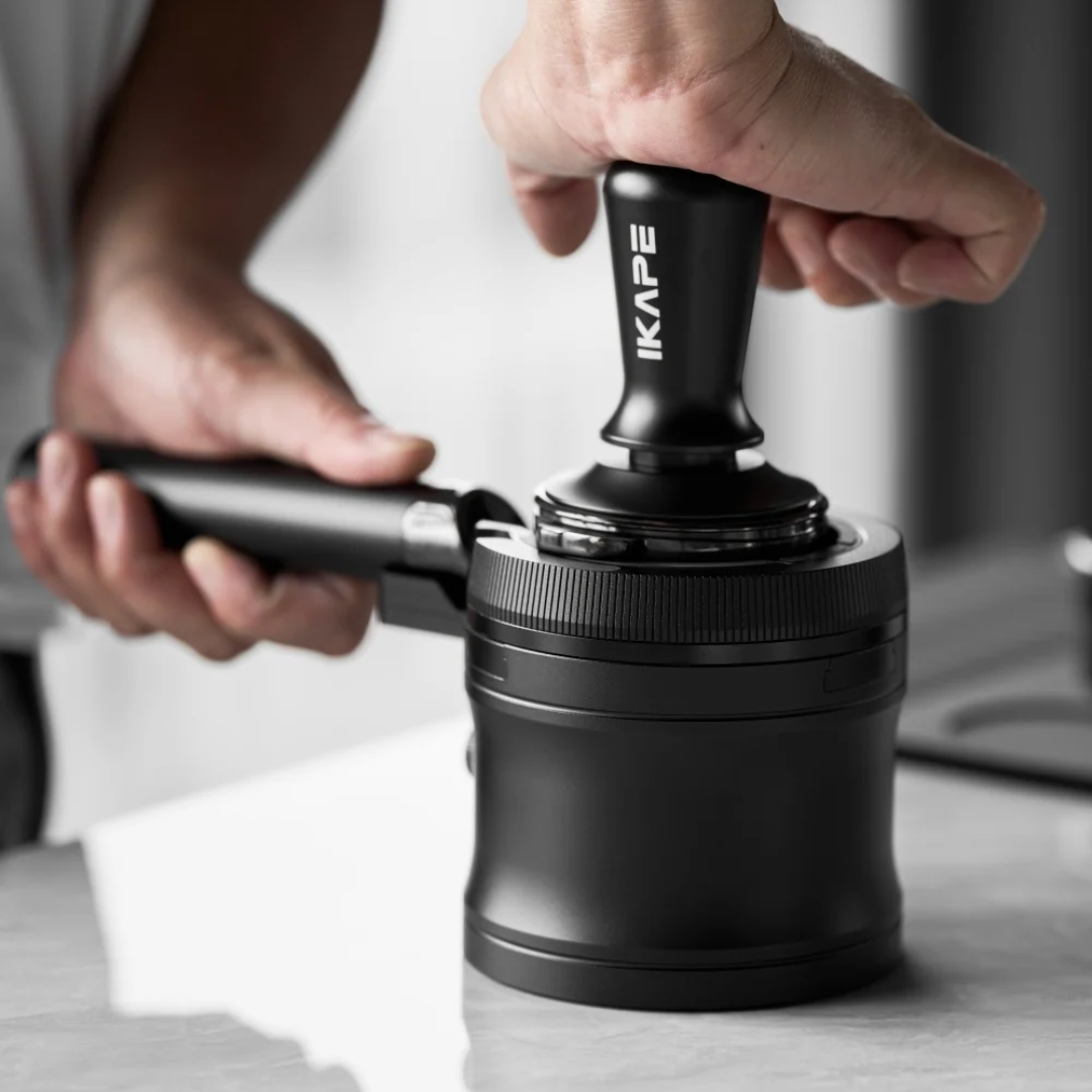 IKAPE V4 Rotary Adjustable Portafilter Stand, 51mm 54mm 58mm Espresso Tamping Station