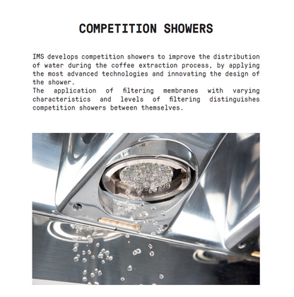 IMS Competition Shower Screen for Espresso Machine (Standard / Nanotech), E61, Breville, Gaggia, Lelit, Rocket