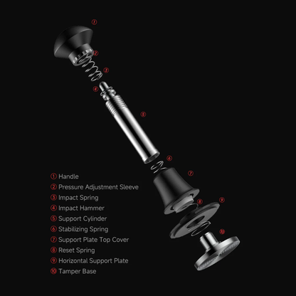 zeroHero Sword Pro Pressure Adjustment Tamper 58mm