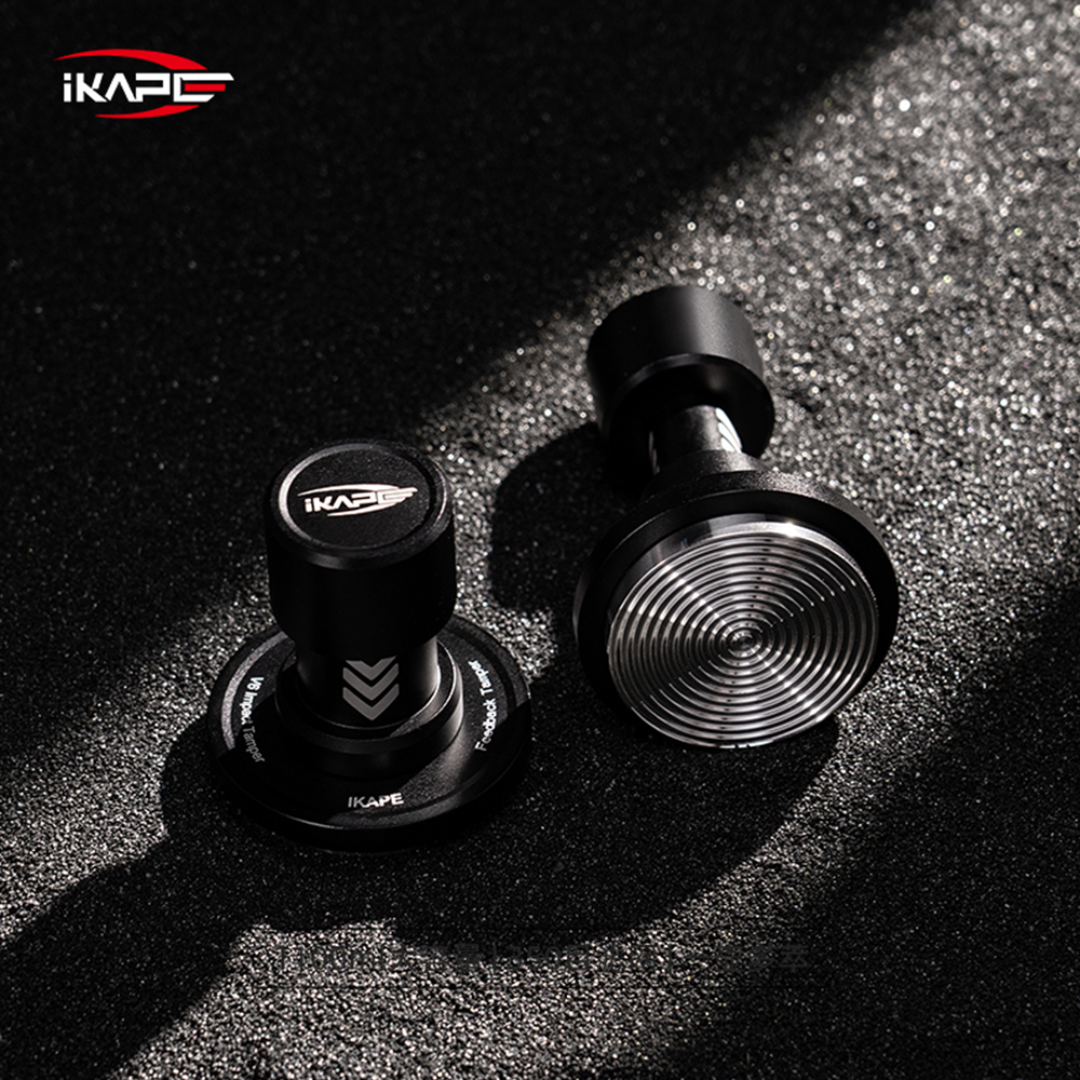 IKAPE V6 Impact Coffee Tamper – Regular & Short Handle Espresso Tamper (51mm / 53.3mm / 58.35mm)