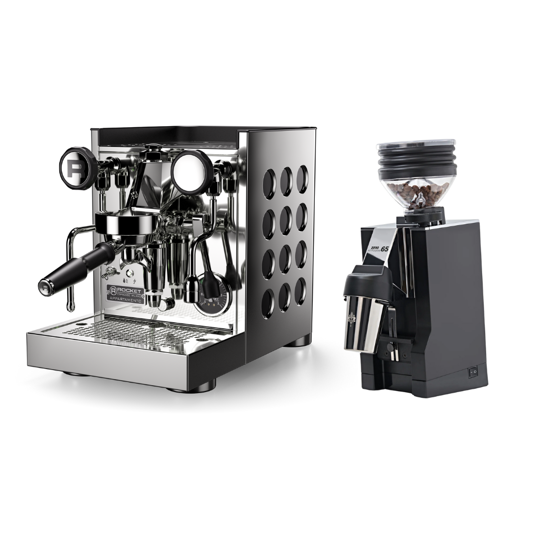Rocket Appartamento TCA + Eureka Mignon Zero 65 All Purpose
