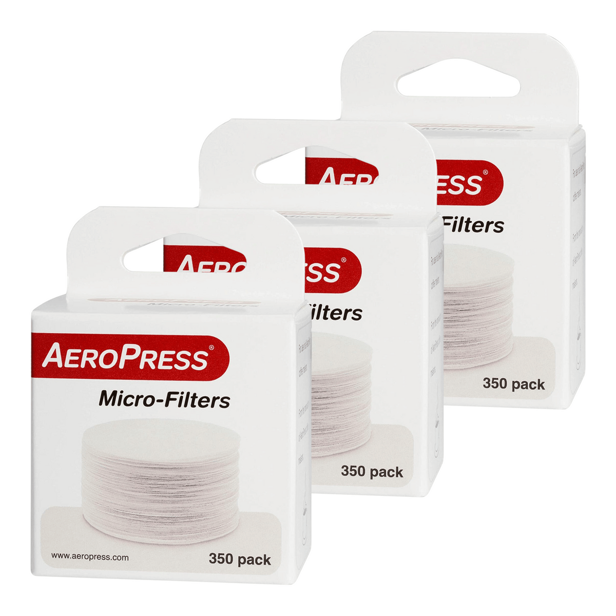 AeroPress® Micro-Filters Replacement - 1 Pack (350 Pieces), Compatible with AeroPress Original and AeroPress Go