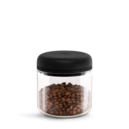 Fellow Atmos Vacuum Canister Airtight Seal, Keep coffee fresher, Vacuum Pump, Press To Release, Twist To Remove Air