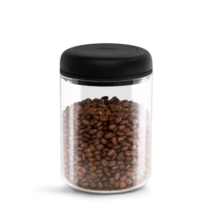 Fellow Atmos Vacuum Canister Airtight Seal, Keep coffee fresher, Vacuum Pump, Press To Release, Twist To Remove Air