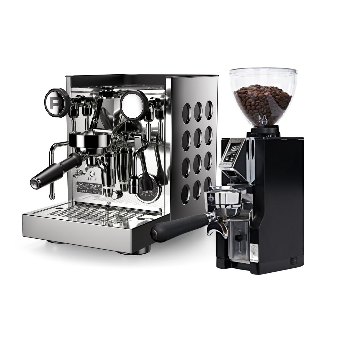 Rocket Appartamento TCA + Eureka Mignon Libra 65 All Purpose