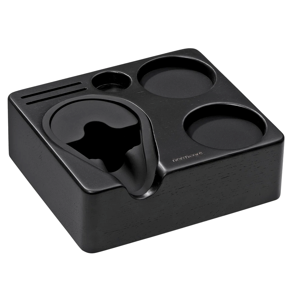 Normcore Wooden Compact Espresso Tamping Station: Durable Coffee Tamper Mat