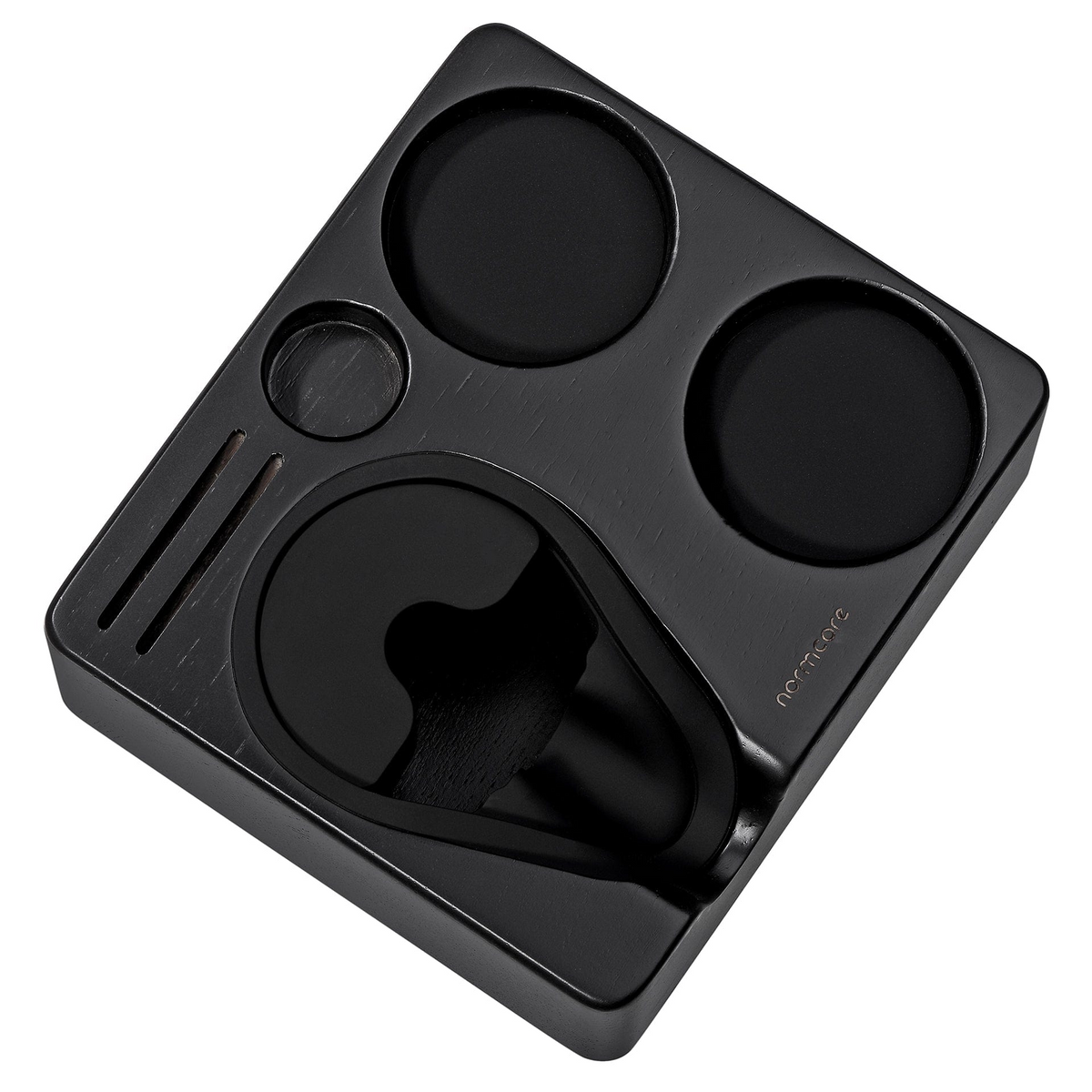 Normcore Wooden Compact Espresso Tamping Station: Durable Coffee Tamper Mat