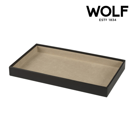 Premium 1.5 Inch Standard Vault Tray by WOLF 1834 - Elegant Jewelry and Watch Storage Solution