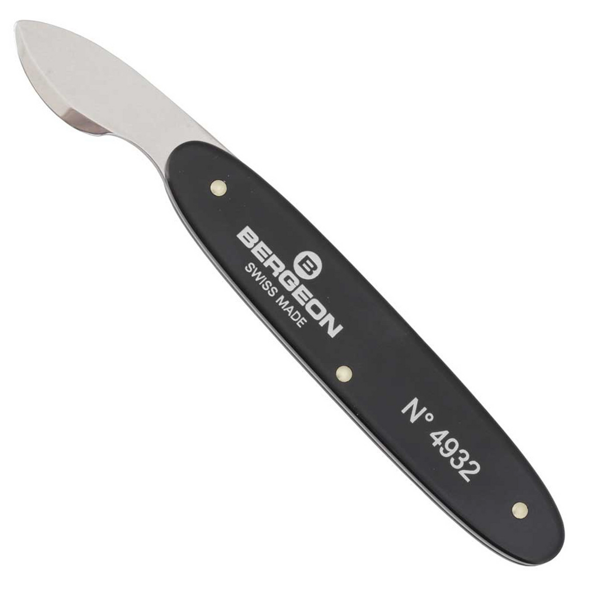 Bergeon 4932 Watch Back Case Opener, Victorinox Stainless Steel Beveled Blade