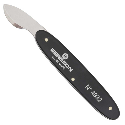 Bergeon 4932 Watch Back Case Opener, Victorinox Stainless Steel Beveled Blade