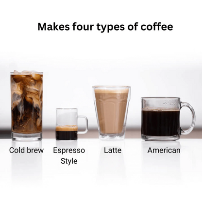 AeroPress® Clear Coffee Maker, 3-in-1 Coffee Press - Full Bodied Flavor Without Grit, Made with Tritan