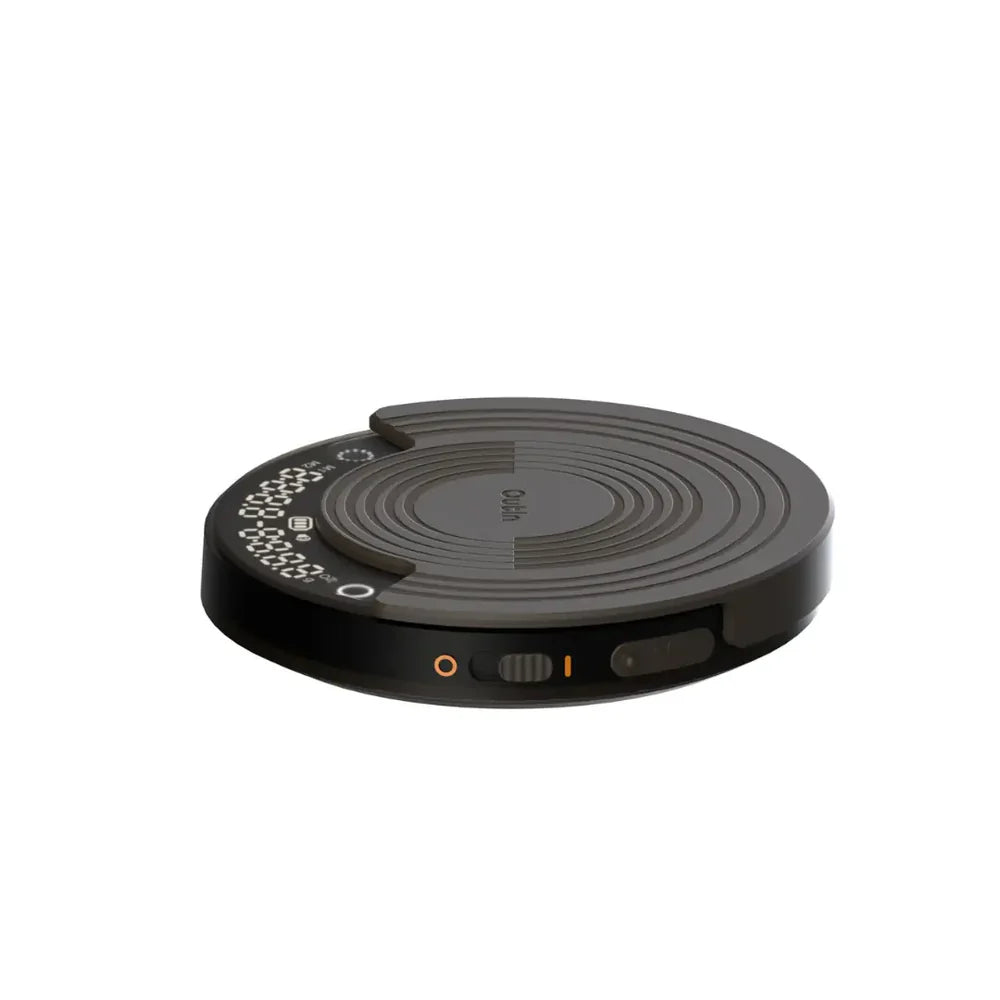 Outin Claro Smart Coffee Scale – Compact, Precise, Rechargeable with Brew Modes & Protective Case