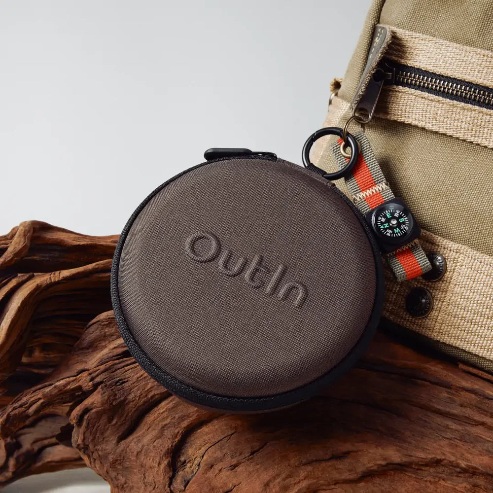 Outin Claro Smart Coffee Scale – Compact, Precise, Rechargeable with Brew Modes & Protective Case