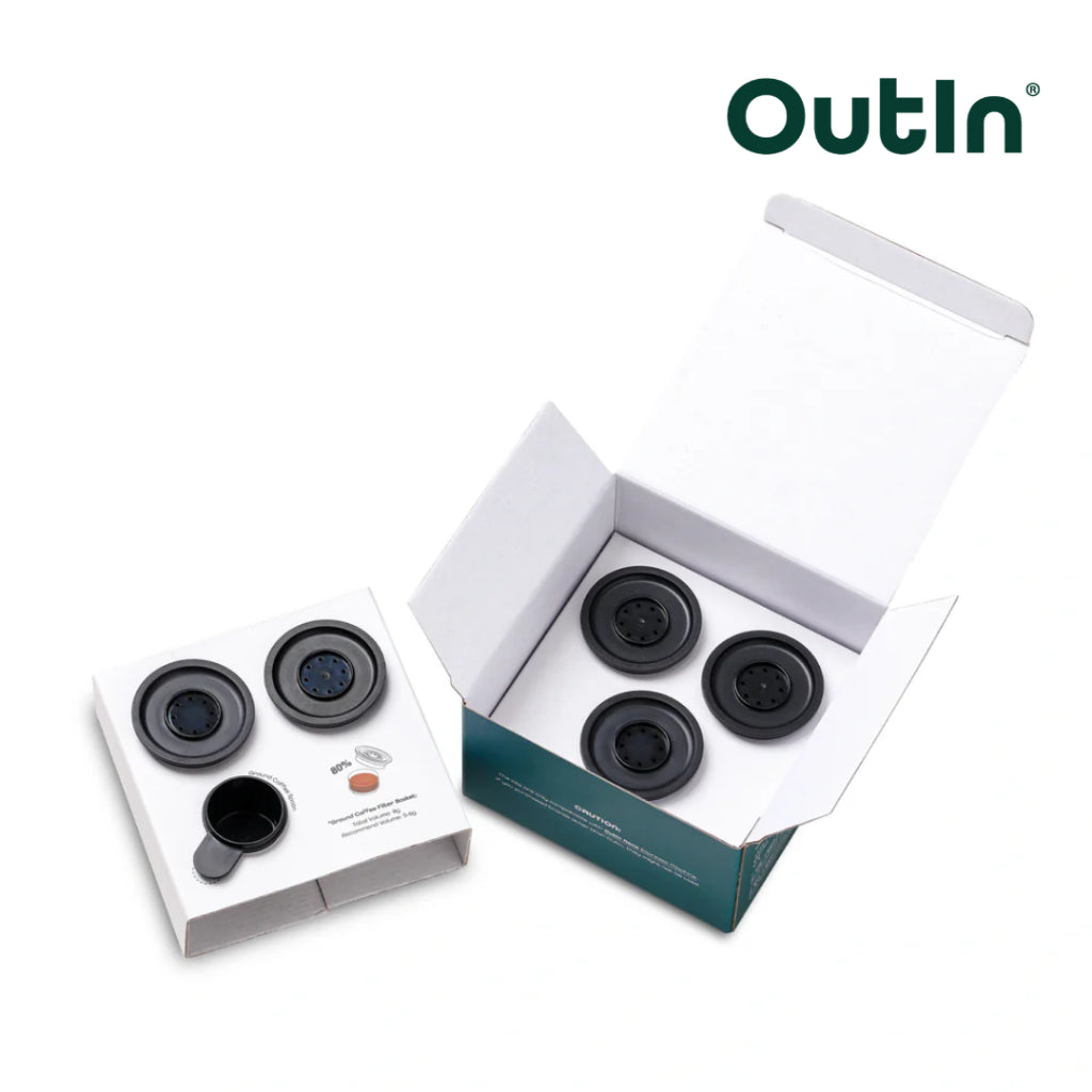 Outin Nano Portable Espresso Machine Filter Baskets Kit (6g-8g)