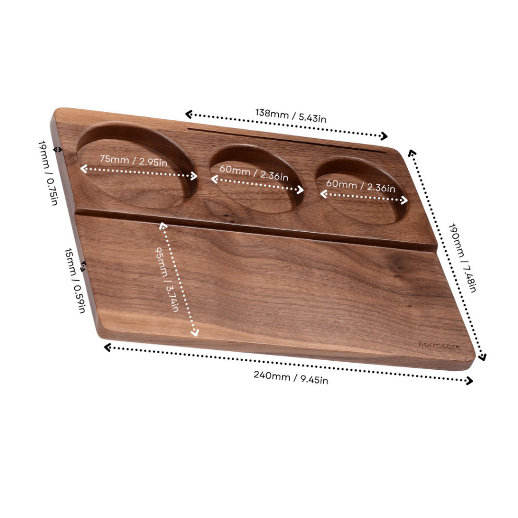 Normcore Espresso Tamping Mat (Walnut/Oak/Black Oak)