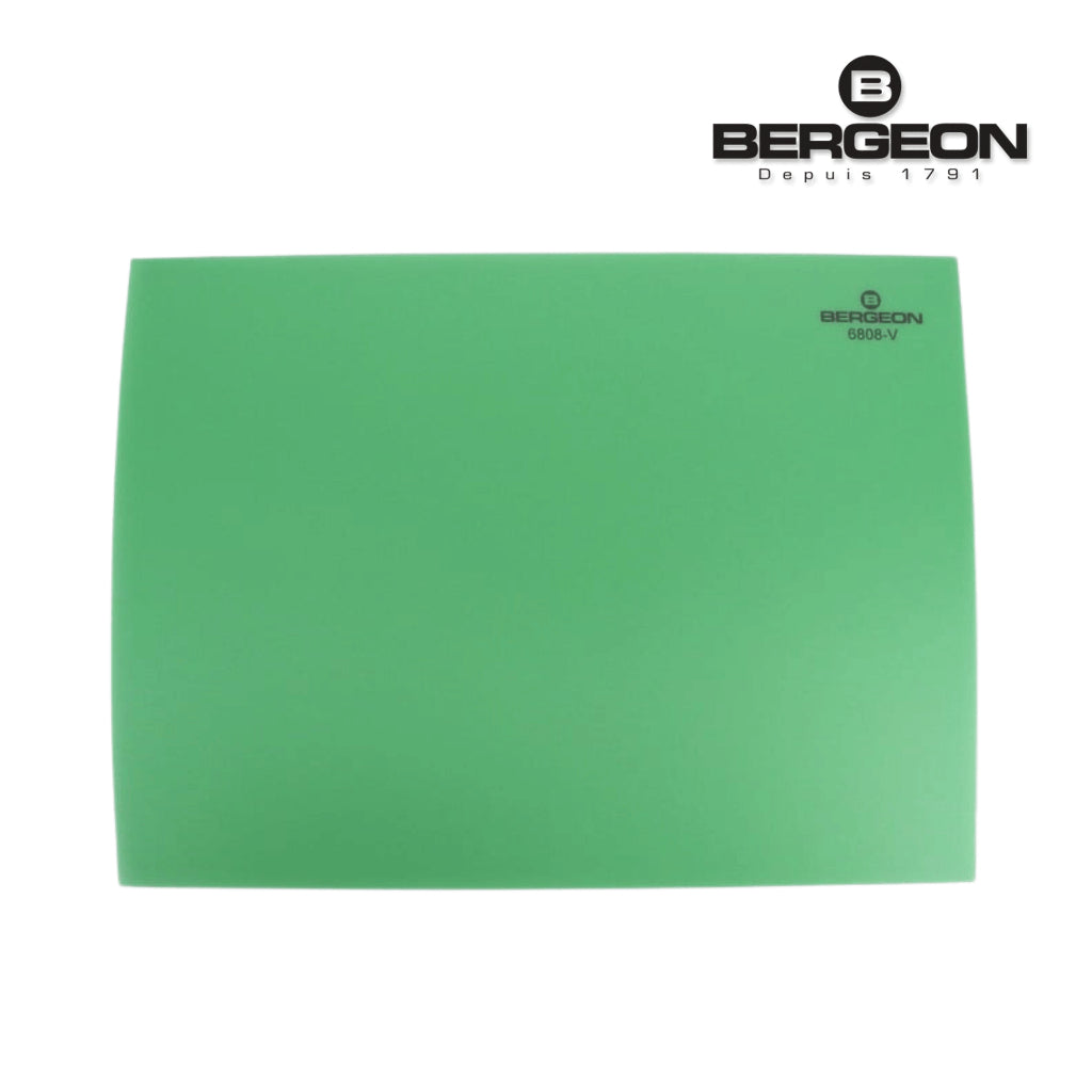 Bergeon 6808V - Watch Maker Bench Mat Green
