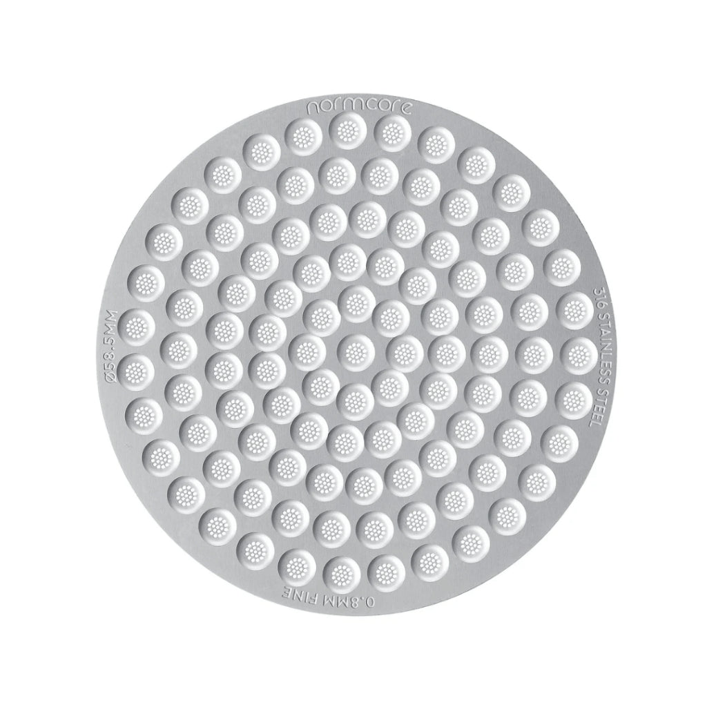 Normcore Ultra Slim 0.8mm Puck Screen, 316 Stainless Steel / Titanium
