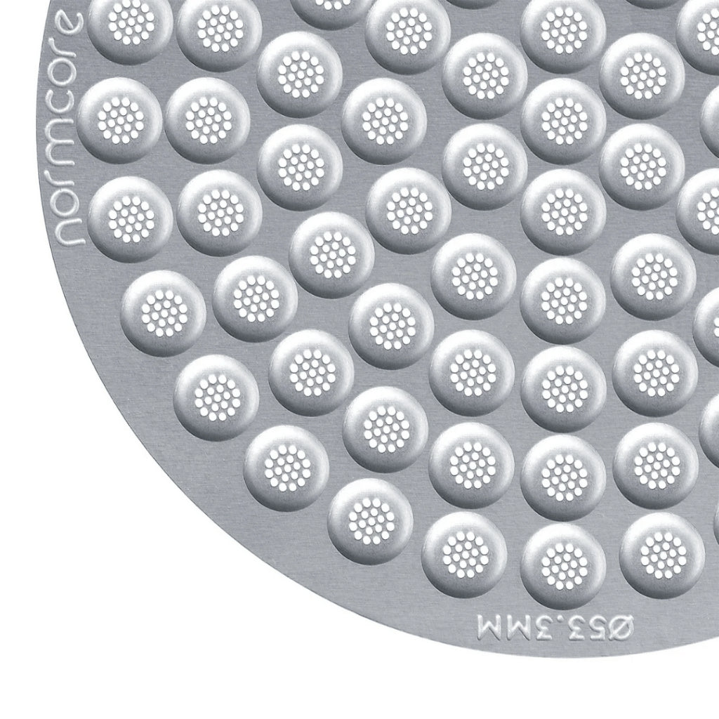 Normcore Ultra Slim 0.8mm Puck Screen, 316 Stainless Steel / Titanium