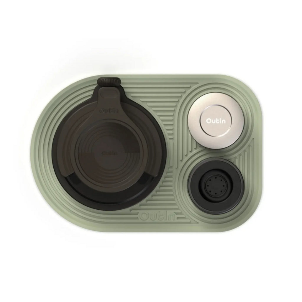 Outin Silicone Coffee Mat - Waterproof Heatproof Coffee Station Mat